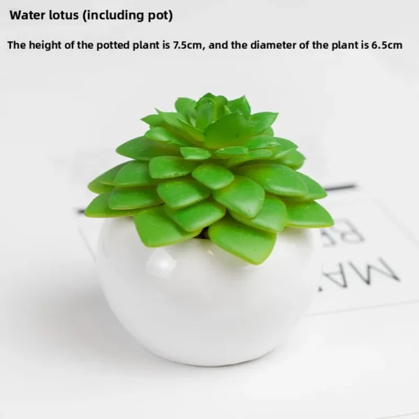 Nordic Artificial Succulent Plant – Cute Small Potted - Image 7