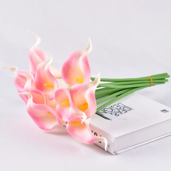 Real Touch Calla Lily Artificial Bouquet – 20pcs - Image 14