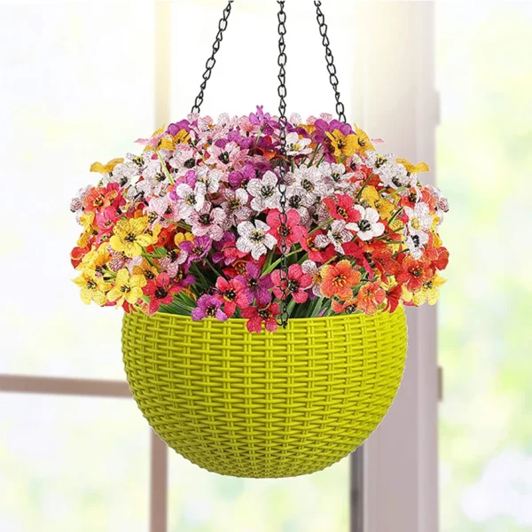 Summer Artificial Flowers – UV Resistant Outdoor Decor - Image 17