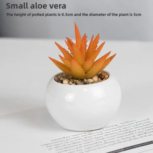 Nordic Artificial Succulent Plant – Cute Small Potted - Image 11