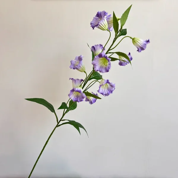 Summer Wedding Bouquet Artificial Silk Bellflowers - Image 3
