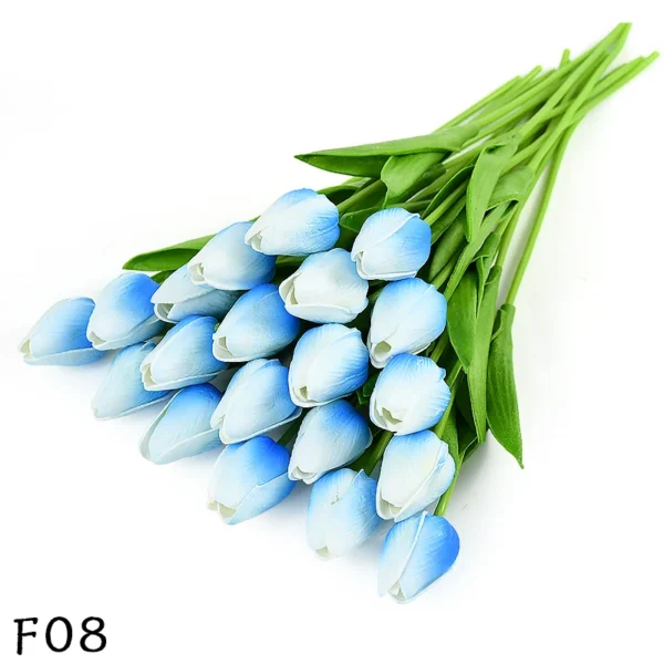 Artificial PU Tulip Bouquet – 5/10pcs Real Touch Flowers - Image 14