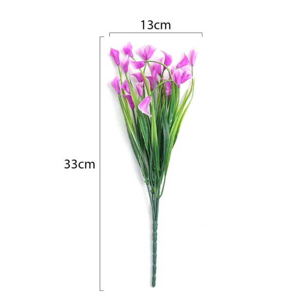 Artificial Calla Lily Bouquet 33cm – Winter Collection - Image 6