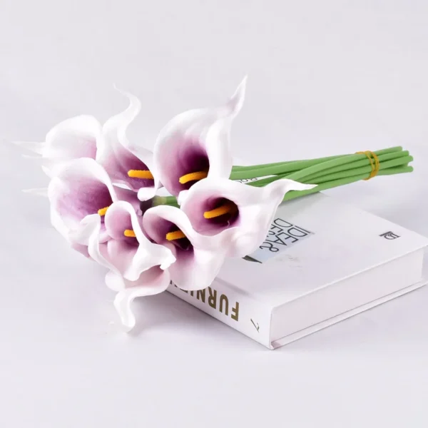 Real Touch Calla Lily Artificial Bouquet – 20pcs - Image 9