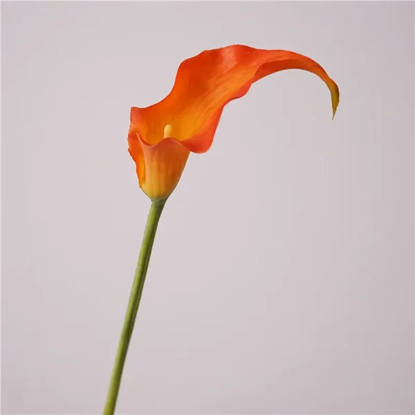 5pcs Real Touch Latex Calla Lily Artificial Flowers Bouquet - Image 4