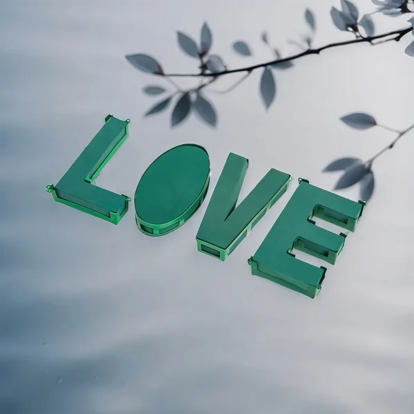 LOVE Shaped Floral Foam for Wedding & Party Decor - Image 2