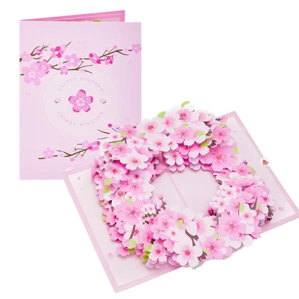 Cymbidium Orchids Pop-up Greeting Card with Envelope - Image 13