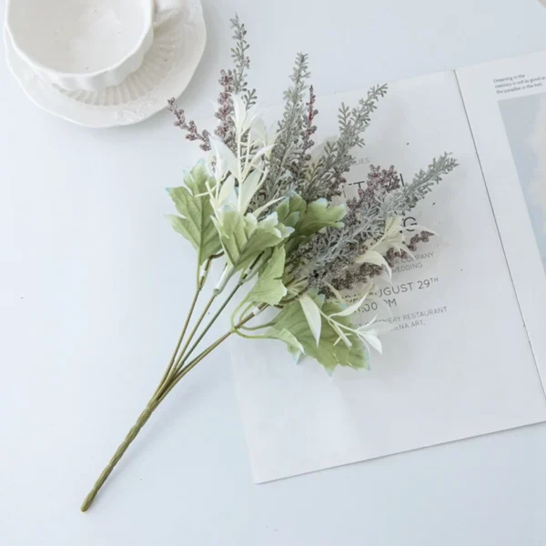 Lavender Artificial Flower Bouquet – Winter Collection - Image 5