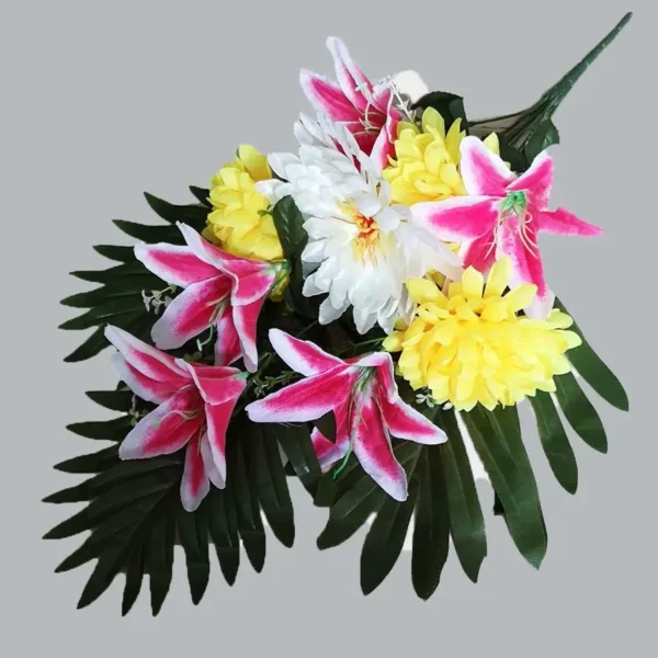 Artificial Lilies Bouquet – Sympathy & Funeral Flowers - Image 9