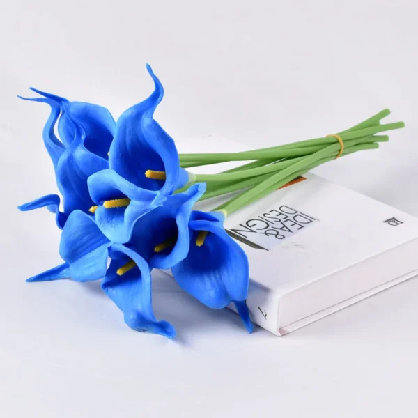 Artificial Calla Lily Bouquet – Real Touch Wedding Decor - Image 12