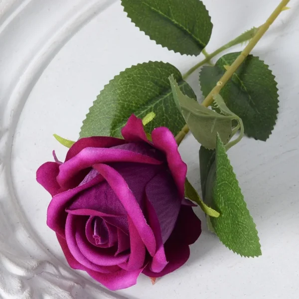 50pcs Velvet Artificial Rose Bouquet – Realistic Decor - Image 7