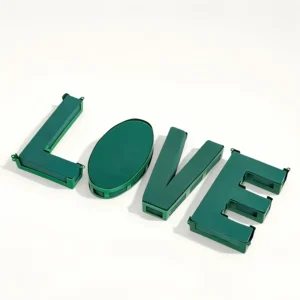 LOVE Shaped Floral Foam for Wedding & Party Decor