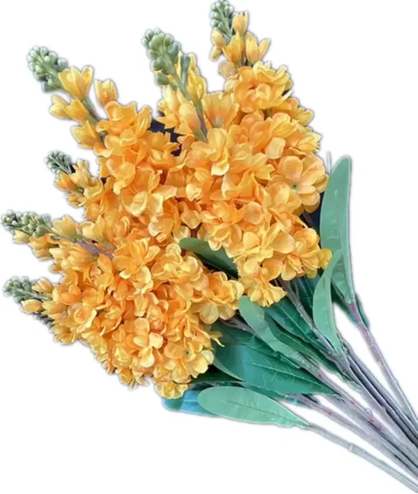 Silk Delphinium Faux Flowers – Anniversary Decor, 10pcs - Image 13