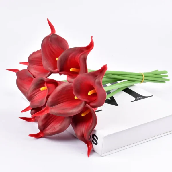 Real Touch Calla Lily Artificial Bouquet – 20pcs - Image 8