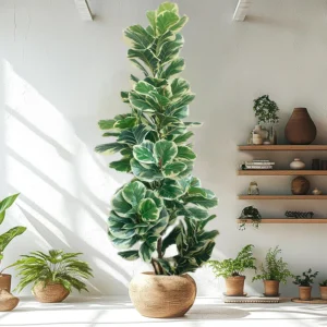 Large Artificial Ficus Tree 35–150cm Faux Floor Plant