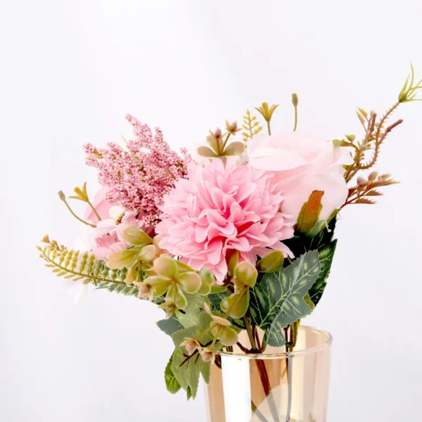Autumn Silk Rose & Daisy Bouquet – Artificial Flowers - Image 10