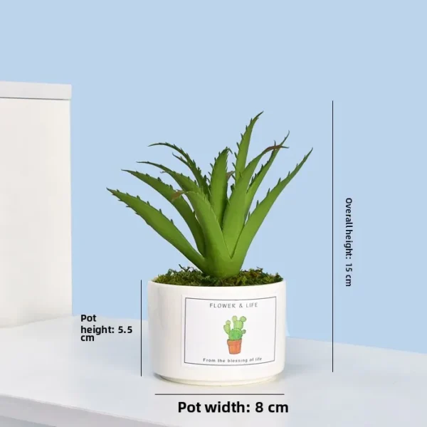 Artificial Succulent Plant Pot – Home & Office Decoration - Image 17