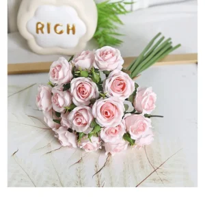 Congratulations Artificial Rose Bouquet – 18 Flowers