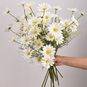 Artificial White Daisy Bouquet – Spring Collection