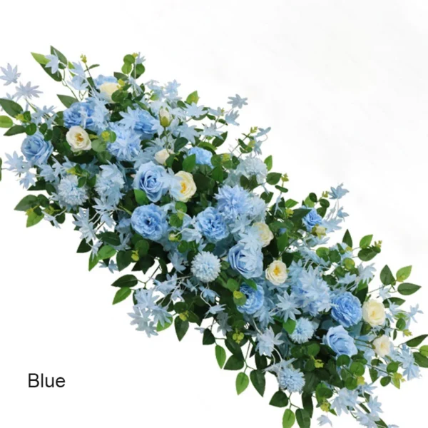 Elegant Silk Rose Wedding Flower Wall Decoration - Image 12