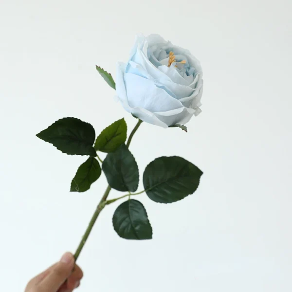 Congratulations Tea Rose Branches – 5pcs Artificial Flowers - Image 7