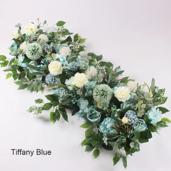 Elegant Silk Rose Wedding Flower Wall Decoration - Image 9