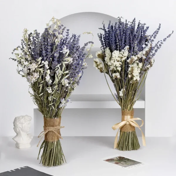 Lavender & Rose Dried Flower Bouquet – Romantic Gift - Image 2