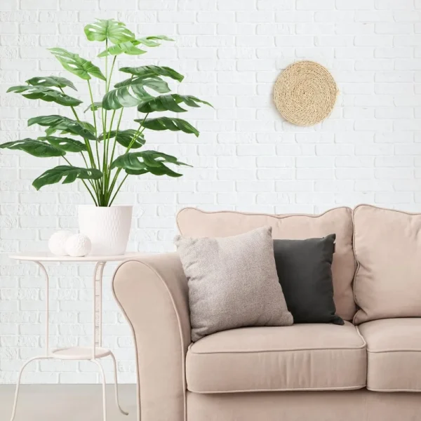 Faux Monstera Palm Leaves – 21pcs Tropical Outdoor Decor - Image 3