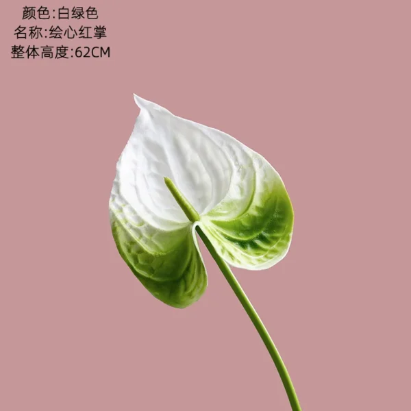 Artificial Anthurium Flowers – 10Pc Birthday Bouquet - Image 16