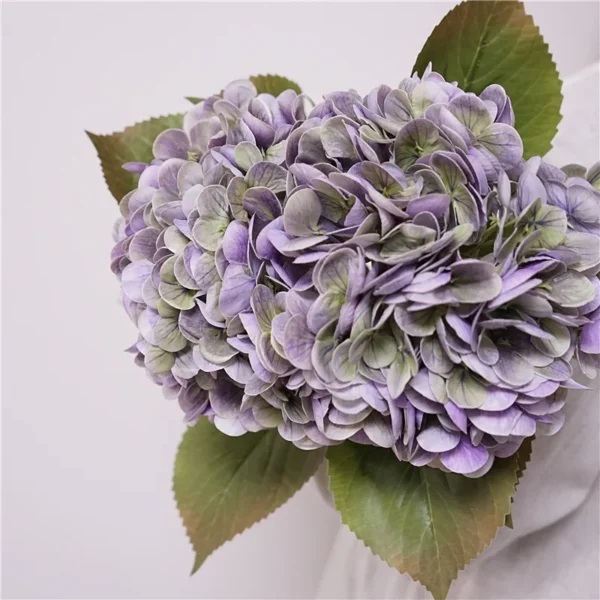 Luxury Real Touch Hydrangea – 4Pcs Anniversary Decor - Image 5