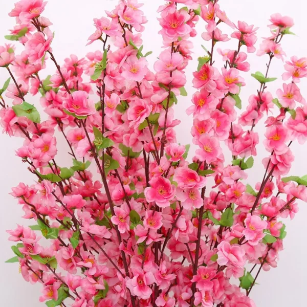 Silk Sakura Flower Bouquet – Artificial Roses for Decor - Image 5