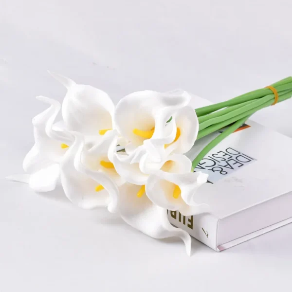 Real Touch Calla Lily Artificial Bouquet – 20pcs - Image 10