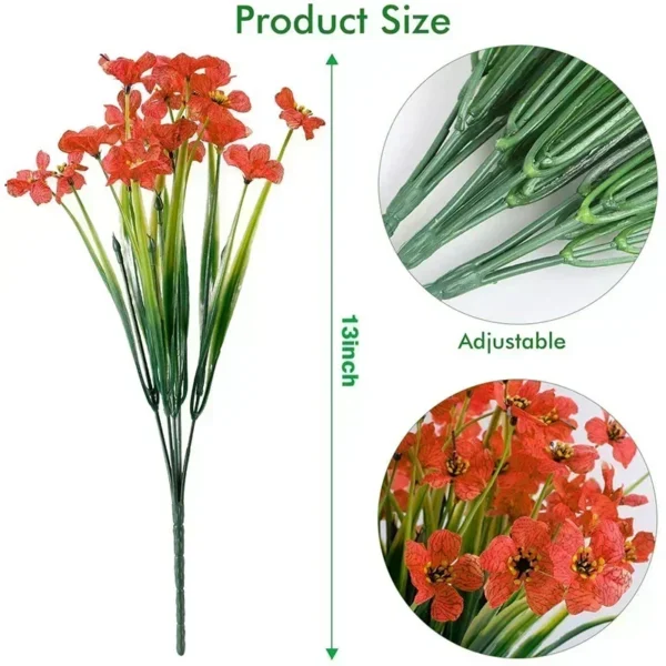 Summer Artificial Flowers – UV Resistant Outdoor Decor - Image 10