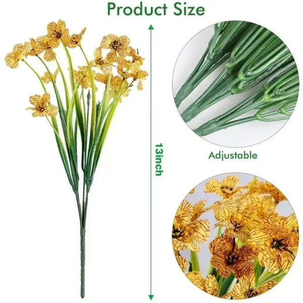 Summer Artificial Flowers – UV Resistant Outdoor Decor - Image 11