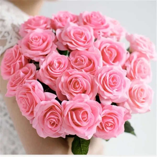 11pcs Real Touch Artificial Rose Bouquet – Home & Events - Image 30