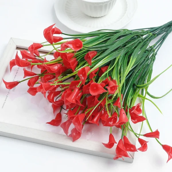 Artificial Calla Lily Bouquet 33cm – Winter Collection - Image 11