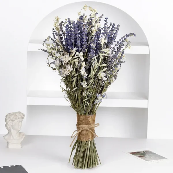 Lavender & Rose Dried Flower Bouquet – Romantic Gift - Image 8