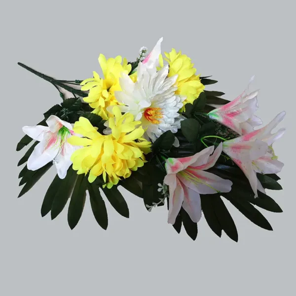 Artificial Lilies Bouquet – Sympathy & Funeral Flowers - Image 7