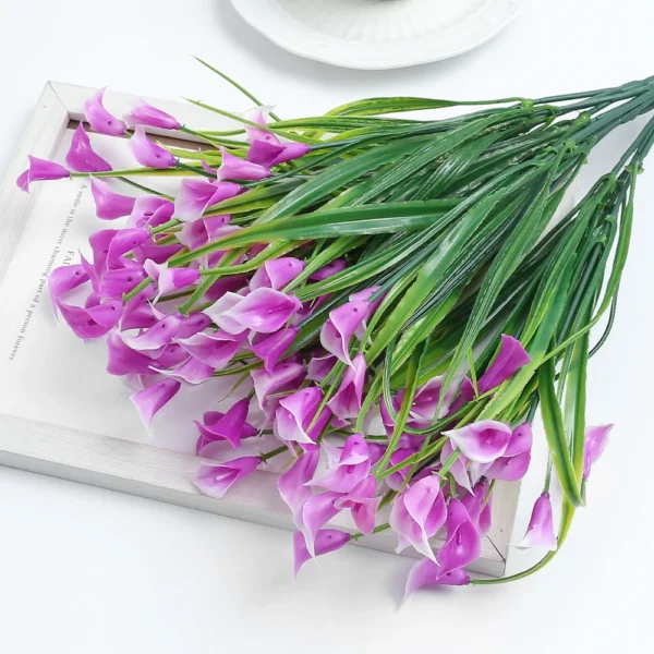 Artificial Calla Lily Bouquet 33cm – Winter Collection - Image 10