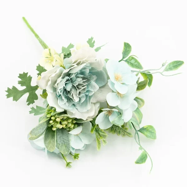 27cm Rose & Peony Silk Bouquet – Sympathy & Funerals - Image 10