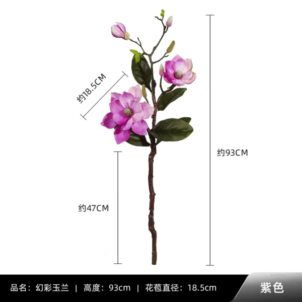 Winter Magnolia Artificial Flowers – Elegant Home & Wedding - Image 6