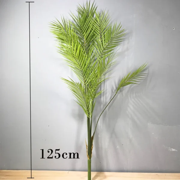 125cm Artificial Palm Tree Green Tropical Home Decor - Image 7