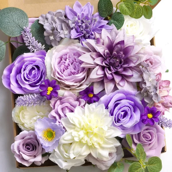 YeeNanee Autumn Terracotta Artificial Flowers Set - Image 28