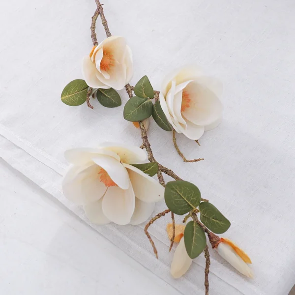 Luxury 78cm Magnolia Silk Orchid Branches – Home & Wedding - Image 10
