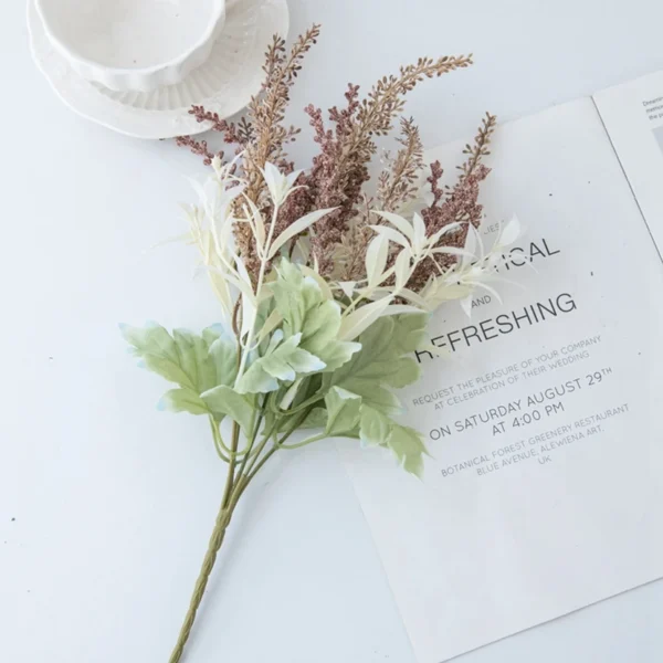 Lavender Artificial Flower Bouquet – Winter Collection - Image 4