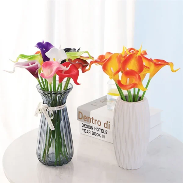Spring Calla Lily Artificial Bouquet – 5Pcs - Image 23