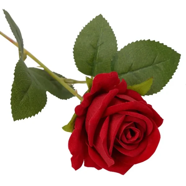 50pcs Velvet Artificial Rose Bouquet – Realistic Decor - Image 6