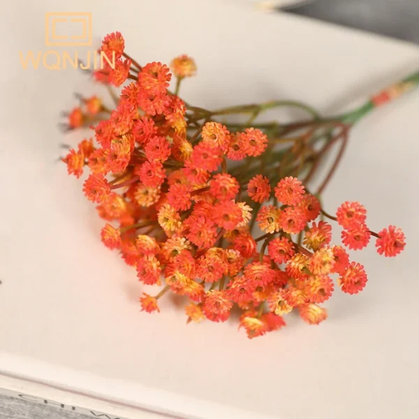 Winter Baby’s Breath Bouquets – 3PCS Retro Artificial Flowers - Image 11
