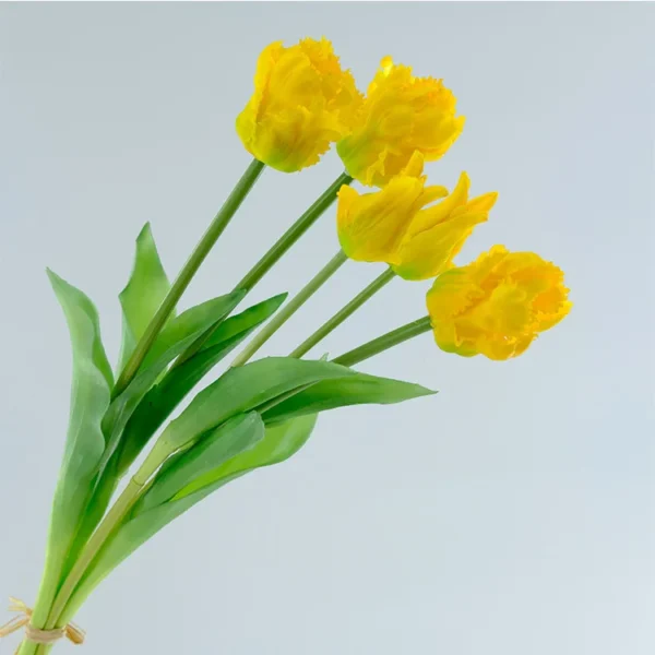 Luxury Silicone Tulip Bouquet 40cm Real Touch Flowers - Image 11