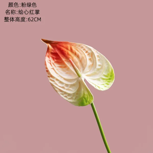 Artificial Anthurium Flowers – 10Pc Birthday Bouquet - Image 15